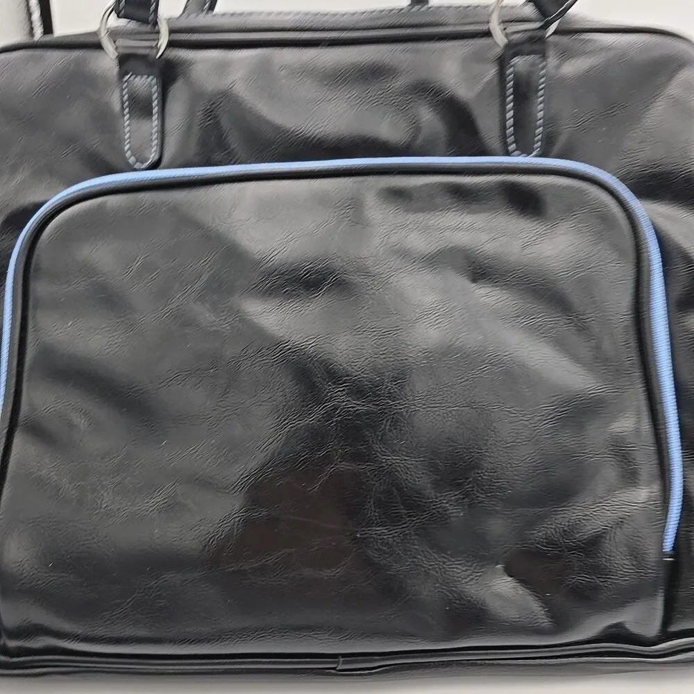 Studio C Fashionista Laptop Tote Black/Light Blue